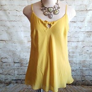 ▪CAbi▪ Sunny Yellow Spaghetti Strap Top